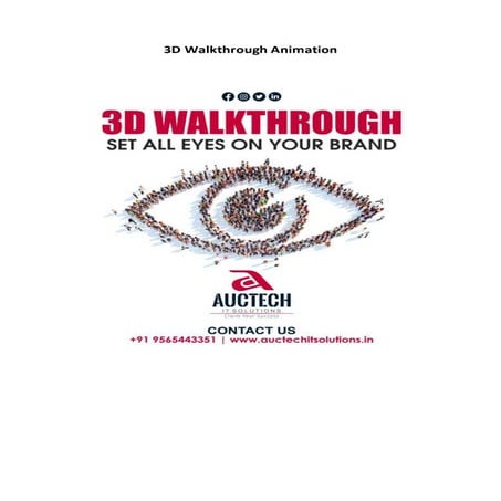 3d walkthrough animation auctech