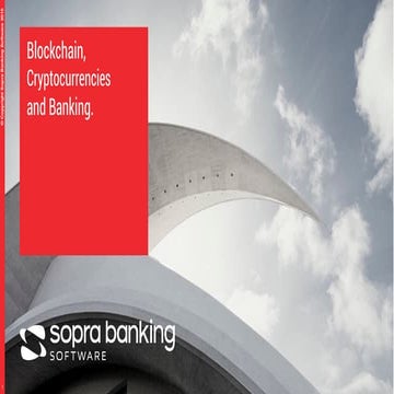 Blockchain cryptocurrencies and banking