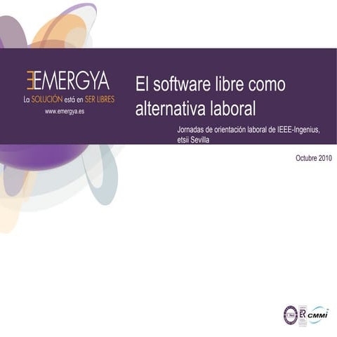 Emergya: Modelos de Negocio de Software Libre