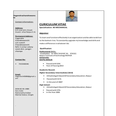 cv | DOC