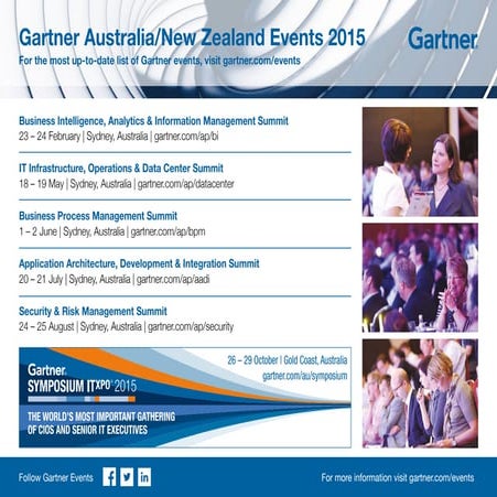 Gartner Events 2015 | PDF