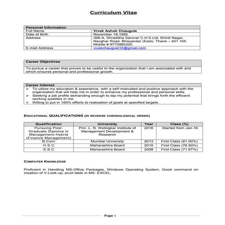 My cv | DOCX