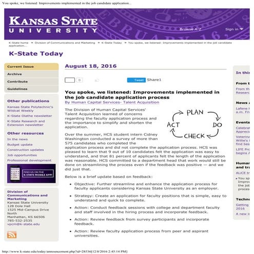 Cidney Washington Internship Results