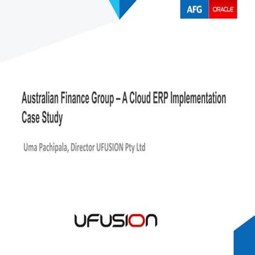 AFG - Case Study - OOW