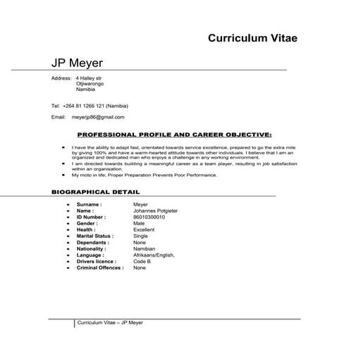 JP Meyer CV 07-2016 | DOC