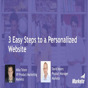 3 Easy Steps to a Personalized Website