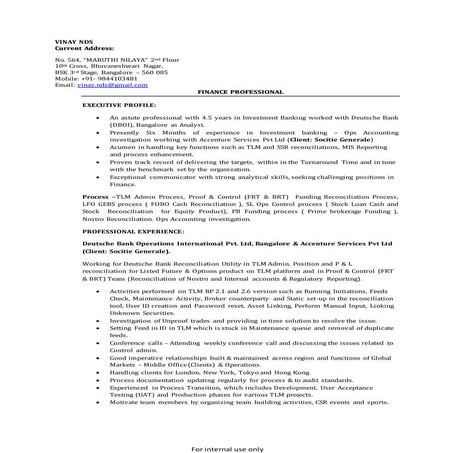 Vinay NDS Resume | DOCX