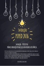 3ª Edição - PIPED 2016 - PRÉMIO INO...