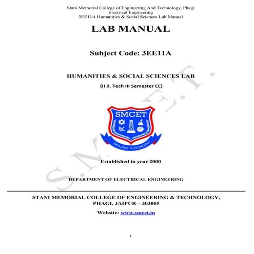 Huminity and Social Science Lab Manual