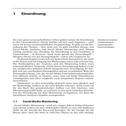 Social Media - Analytics und Monitoring (Einleitung)