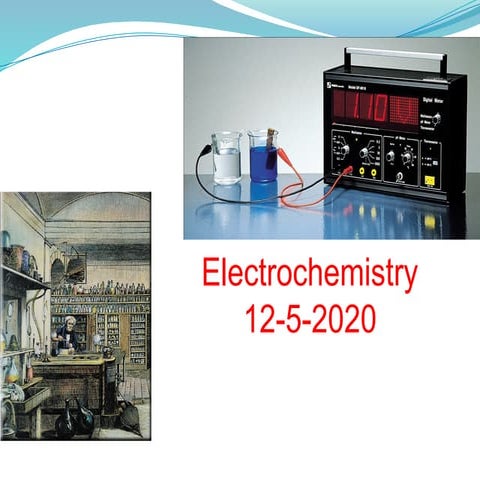 Electrochemistry for Class 12 CBSE Class