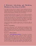 3 electronic advertising and marketing mistakes to stay clear of in 2015