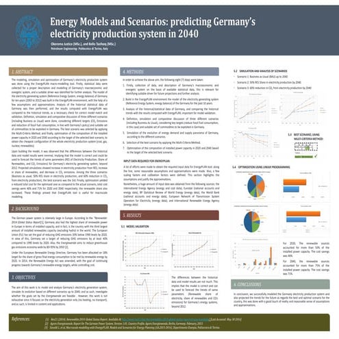 Energy Models and Scenarios - predicting Germany's electricity production sys...