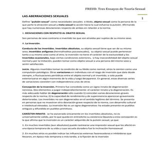 Freud. Tres Ensayos de Teoría Sexual