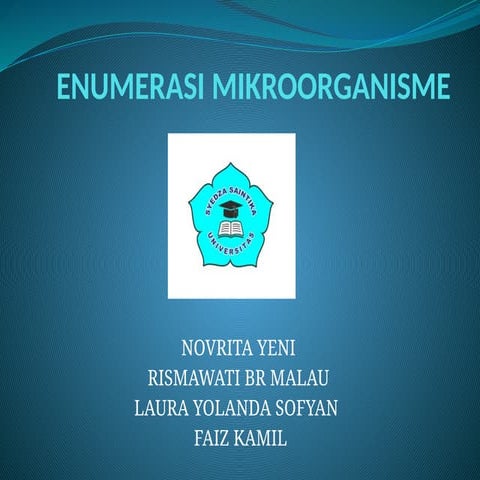 3 ENUMERASI_MIKROORGANISME PENYAKIT TIDAK MEULAR | PPTX