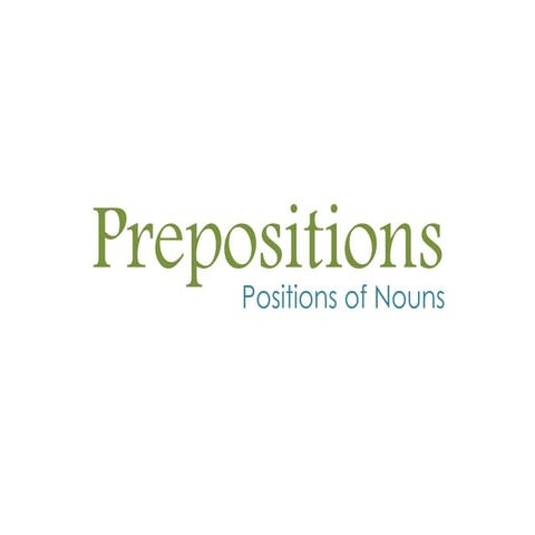 Preposition
