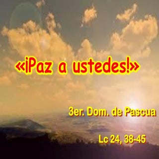 3er. domingo ciclo 'b'