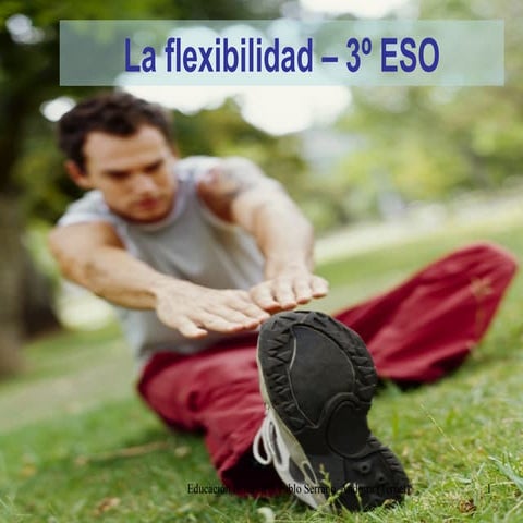 U.D. Ejercicio físico y salud: la flexibilidad