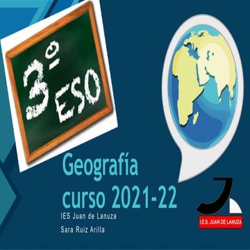 3º eso 2021  22 presentacion de la asignatura