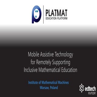 EdTech Europe 2015 [Track 3]: [Plat...