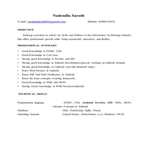 Sarath_Experience Resume (1)