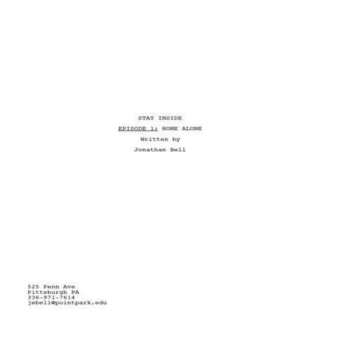 Episode 1- HOME ALONE animation