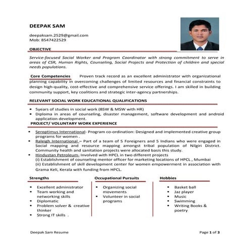 Deepak Sam | PDF