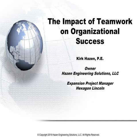 The Impact of Teamwork on Organizational Success - ASQ FINAL