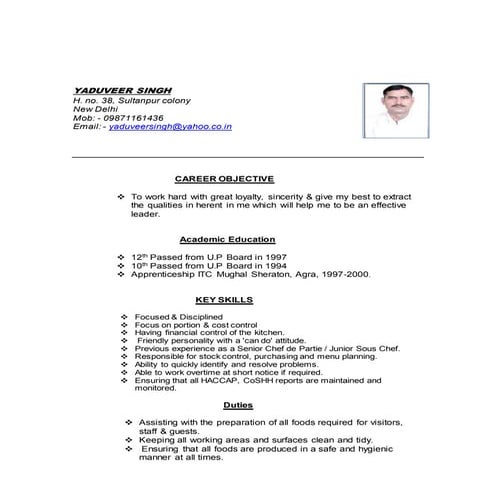 cv omvir singh rana | DOC