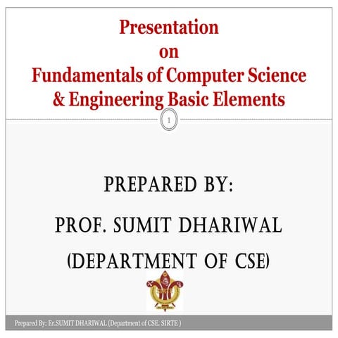 FCSE RGPV FIRST UNIT