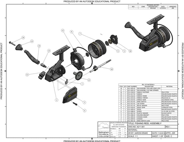 Fishing Rod And Reel Diagram