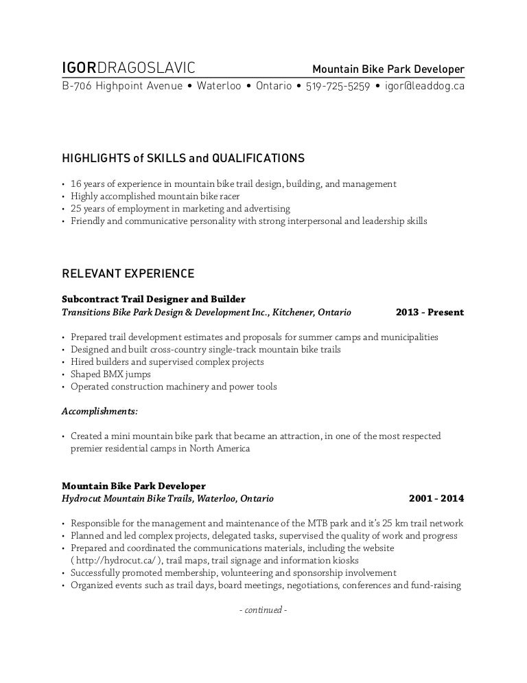 waterloo mountain bike trails