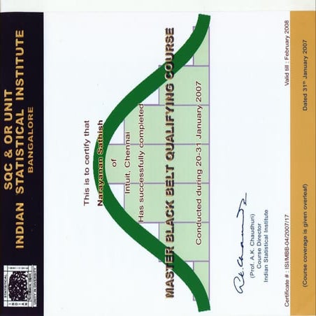ISI MBB card | PDF