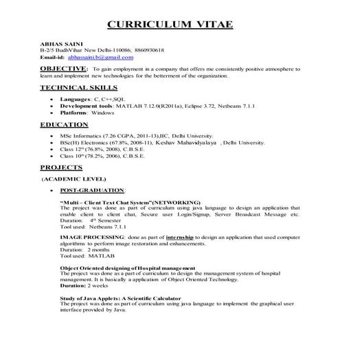 CURRICULUM VITAE | DOCX