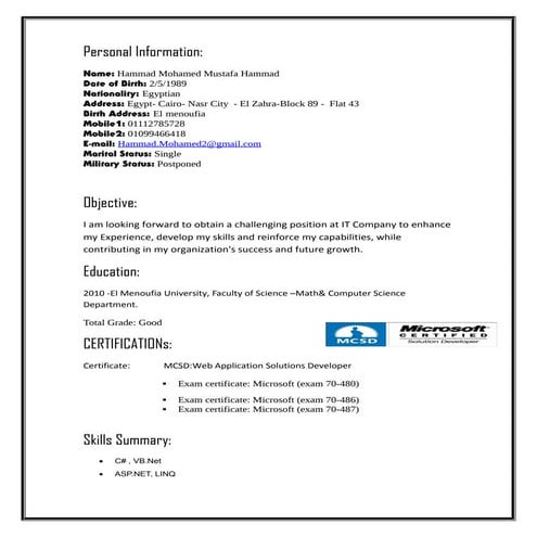 Hammad Mohammed | DOC