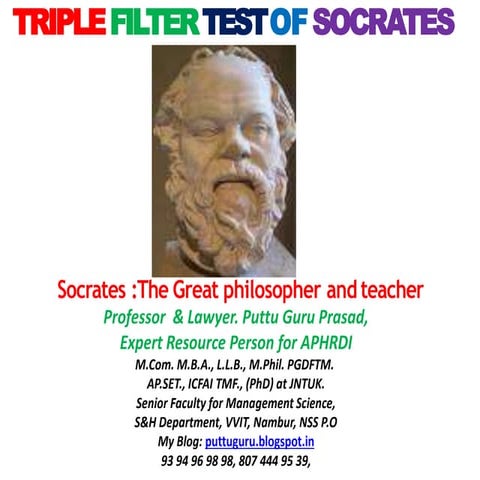 3 filter test by socrates pgp | PDF