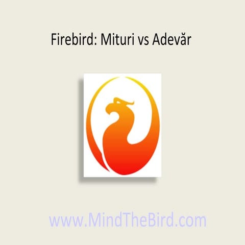 Firebird Myths in Romanian