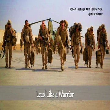 Robert Hastings, Bell Helicopter: Lead Like a Warrior