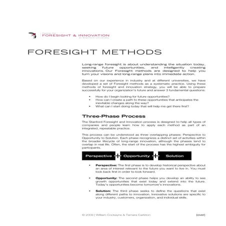3+foresight+methods
