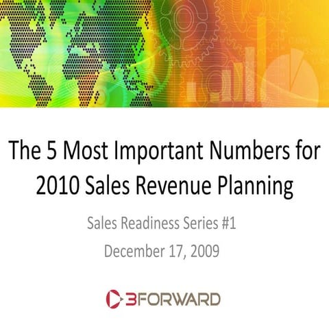 Revenue Planning for Sales