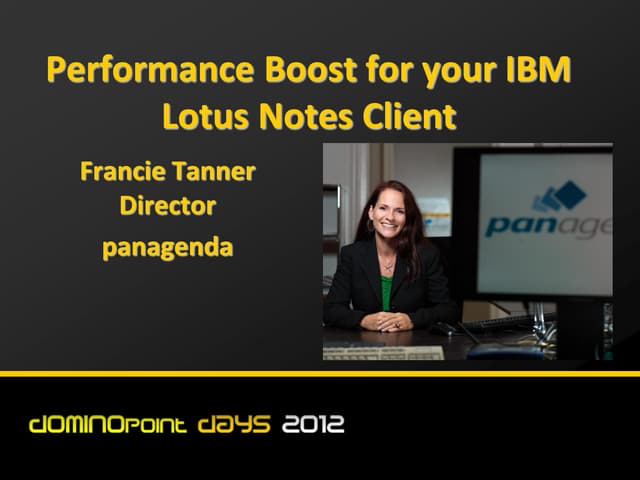 #dd12  Performance Boost for your IBM Lotus Notes Client