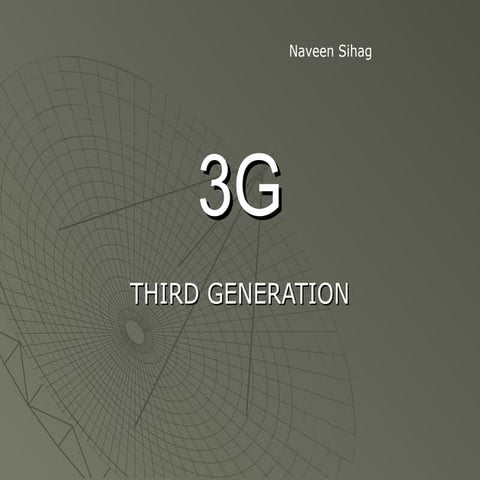 Generations of mobile | PPT