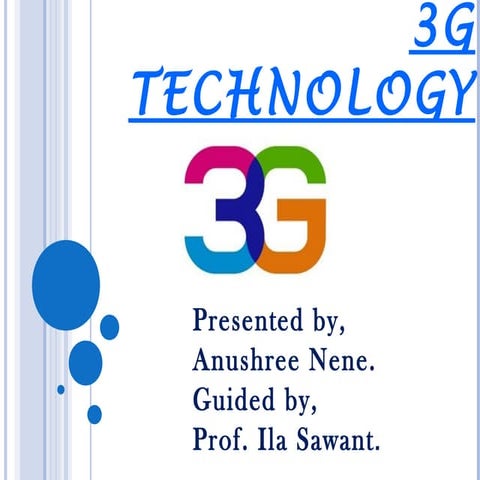 3 g (3rd generation mobile technology)