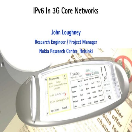 IPv6 in 3G Core Networks