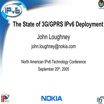 The State of 3G/GPRS IPv6 Deployment