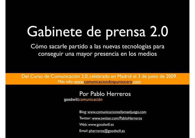 3 Gabinete Prensa2 0 Por Pablo Herr...