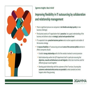 3gamma Insights - Idea in brief - Improving flexibility in IT outsourcing by ...