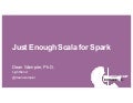 Spark Summit EU talk by Dean Wampler