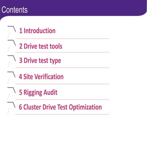 3G Drive test procedure  by Md joynal Abaden
