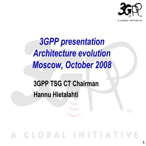 3gpp architecture evolution